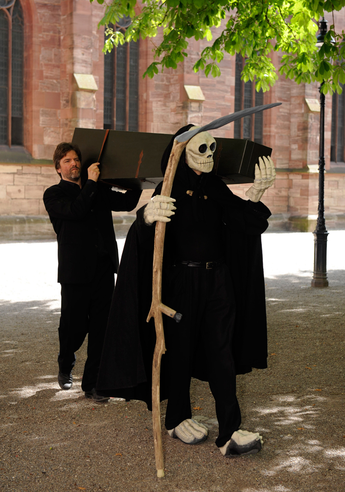 ensemble arcimboldo, Abril Padilla, Thilo Hirsch, Eberhard Maldfeld, Totentanz-Transformationen, resonance-box, >reinh�ren Basel, Pro M�nsterplatz